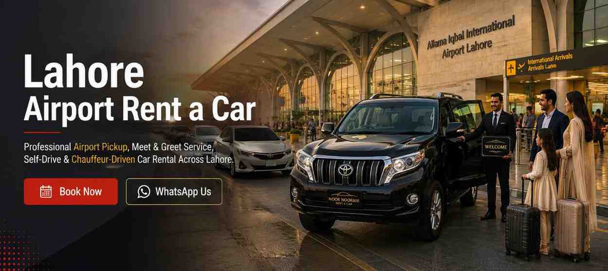 RENT A CAR lahore airport